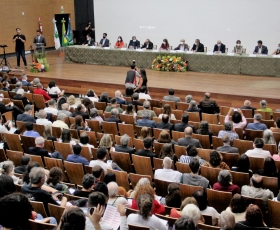 Abertura da 74ª reunião anual da Sociedade Brasileira para o Progresso da Ciência (SBPC). Foto: Beto Monteiro/Ascom UnB. 24/07/2022